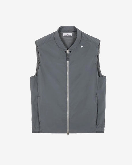 Stone Island Apparel XL Stellina Nylon Waist Coat Gray