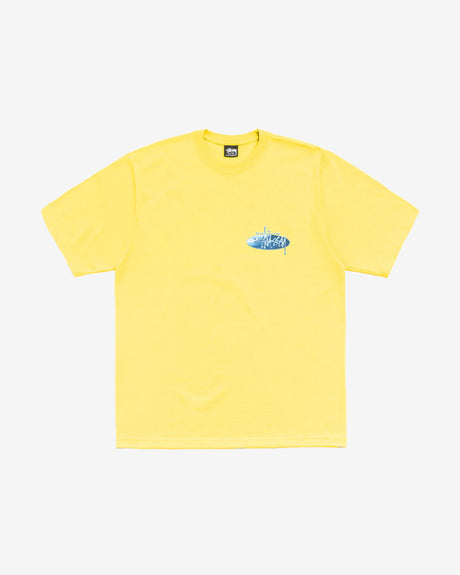 Stüssy Apparel Wave Oval Tee ‘Lemon’