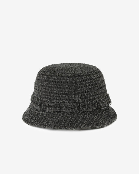 thisisneverthat Accessories F Damaged Denim Jungle Bucket Hat Black