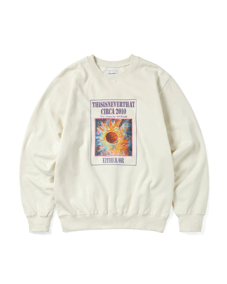 thisisneverthat Apparel Basketball Hoop Crewneck Natural