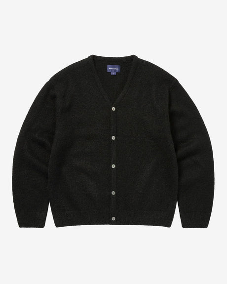thisisneverthat Apparel Hairy Knit Cardigan Black