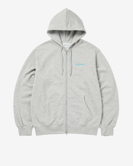 thisisneverthat Apparel INTL. Logo Zip Up Hoodie Heather Grey
