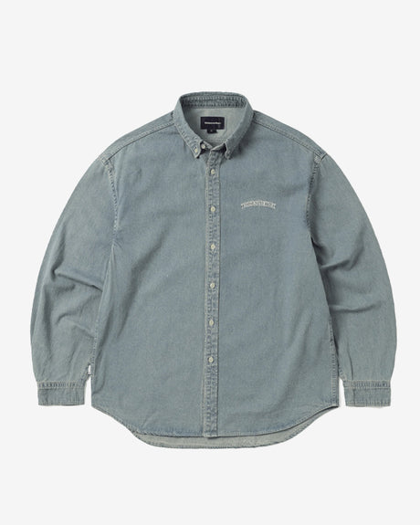 thisisneverthat Apparel Washed Denim Shirt Washed Blue