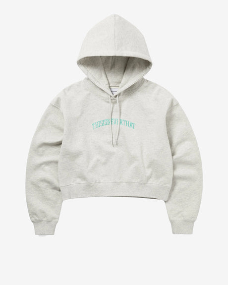 thisisneverthat Apparel WMNS Arch-Logo Hoodie Oatmeal