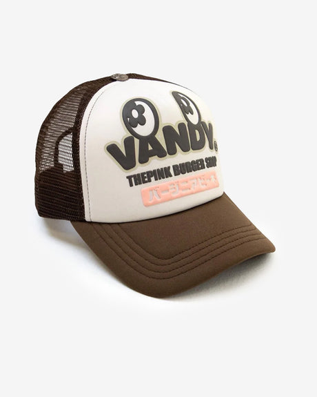 VANDYTHEPINK Accessories One size Eye Logo Trucket Hat 'Brown'