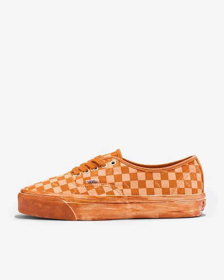 Vans Footwear Premium Authentic 44 'Dip Dye Checkerboard Marmalade Orange'