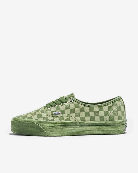 Vans Footwear Premium Authentic 44 'Dip Dye Checkerboard Twist of Lime Green'