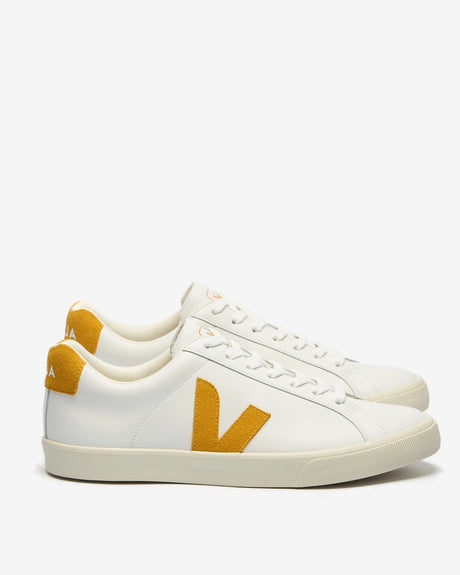 VEJA Footwear Esplar Leather 'White/Safran'