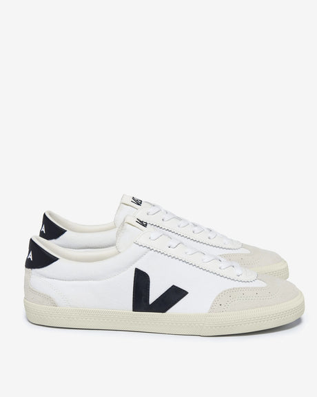 VEJA Footwear Volley Canva 'White/Black'