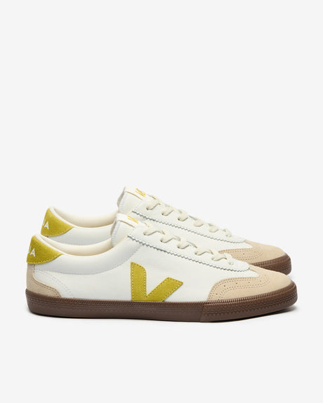VEJA Footwear Volley Leather White Liquor Bark