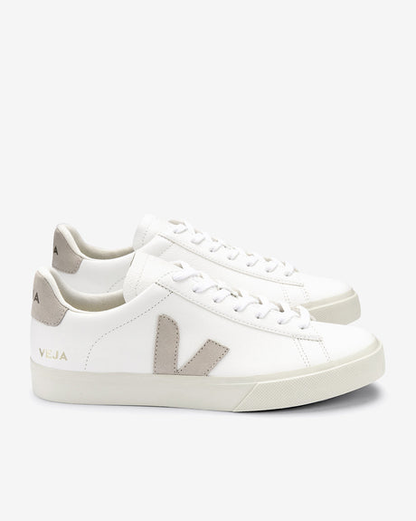 VEJA Footwear WMNS Campo Leather Extra White Natural Suede