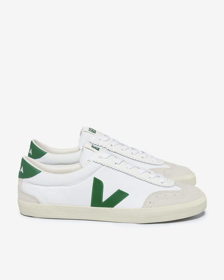 VEJA Footwear WMNS Volley Canvas White Emeraude
