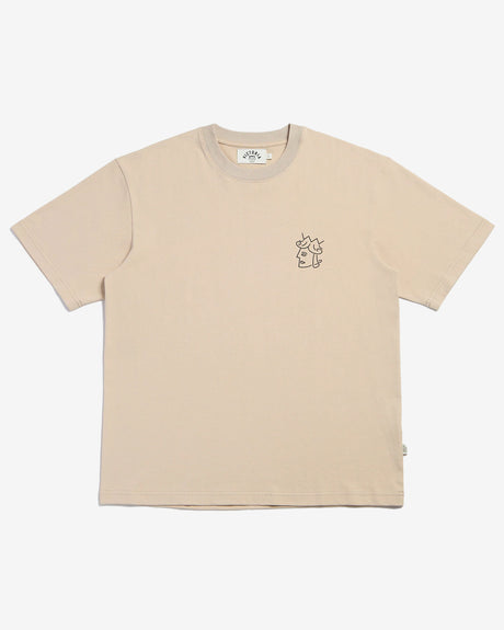 Victoria Apparel Queenhead Logo S/S Tee Sand