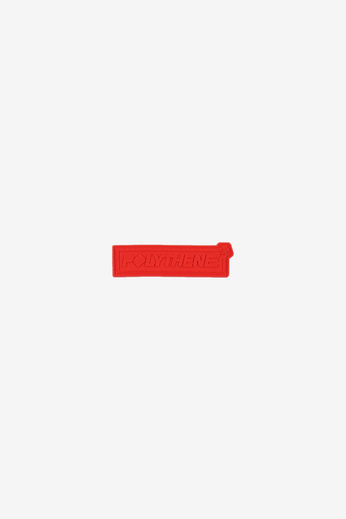 Polythene Optics OS Rubber Badge Red/White