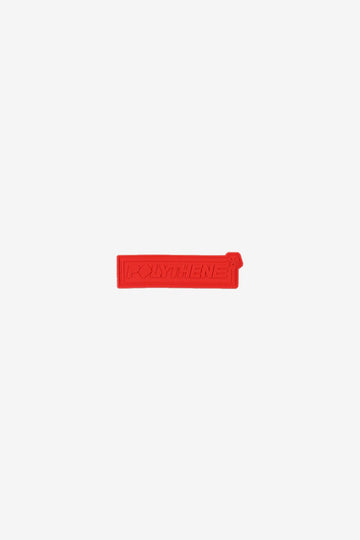 Polythene Optics OS Rubber Badge Red/White