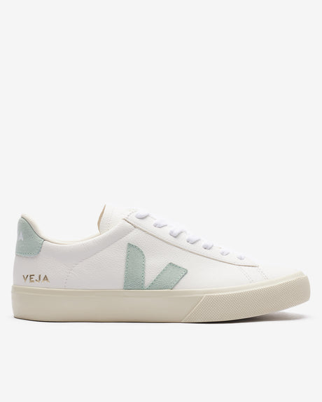 VEJA Footwear WMNS Campo ChromeFree Leather Extra White Matcha